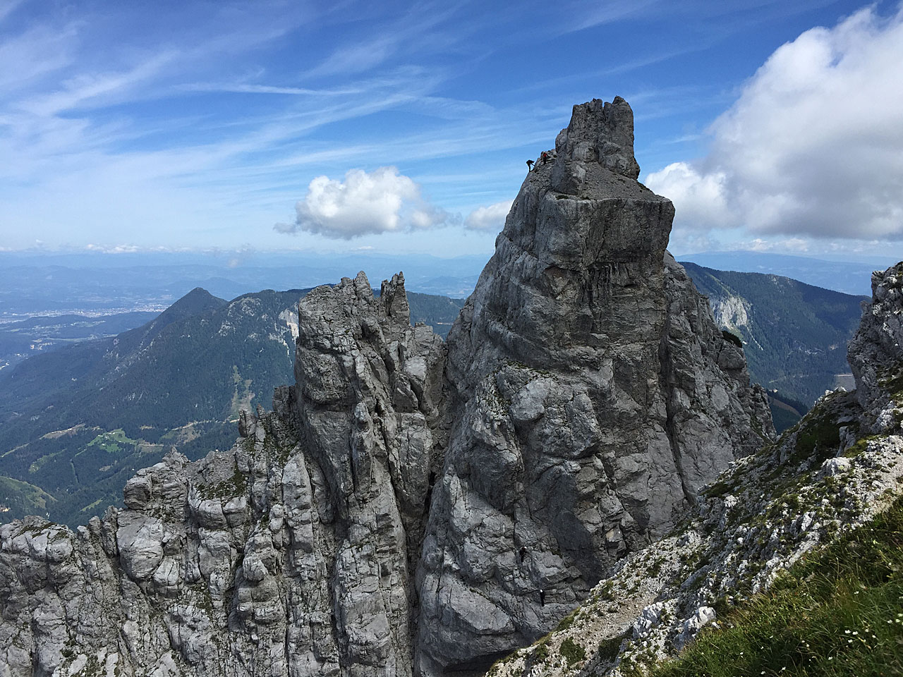 Wo man raufklettert, muss man auch wieder runter